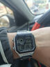 卡西歐（CASIO）手表簡(jiǎn)約復古ins風(fēng)小方塊學(xué)生十年電力電子表多功能戶(hù)外運動(dòng)手表 AE-1200WHD-1A 曬單實(shí)拍圖