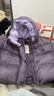 半圓高密度面料女裝[運動(dòng)]2025秋冬寬松連帽啞光羽絨服女高級感 暮紫色-短款（預售） S 曬單實(shí)拍圖