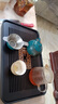 定梧茶臺茶盤(pán)茶具竹木托盤(pán)小型茶盤(pán)帶排水功夫茶具辦公室家用簡(jiǎn)易茶盤(pán) 福滿(mǎn)天下【儲排兩用 排水球+管】 曬單實(shí)拍圖