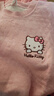 Hello Kitty女童保暖內衣套裝加絨厚兒童夾棉秋衣秋褲套裝 55501粉色 130  曬單實(shí)拍圖