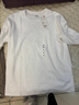 優(yōu)衣庫女裝柔軟羅紋圓領(lǐng)T恤長(cháng)袖純色基礎款474400 479590 470124 479590/00白色 L 曬單實(shí)拍圖