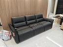 M&D CASA【MD】RIVA真皮沙發(fā)零靠墻電動(dòng)功能沙發(fā)客廳意式頭層牛皮沙發(fā)迷瞪 墨翠黑 三人位 259cm 直排無(wú)電動(dòng) 曬單實(shí)拍圖