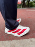 阿迪達斯 （adidas）男子 跑步系列 ADIZERO ADIOS PRO 4 M 跑步鞋 JR6363 漢玉白42 曬單實(shí)拍圖