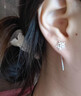 BJYLS999足銀雪花流蘇耳線(xiàn)養耳洞純銀耳環(huán)耳釘女輕奢高級小眾耳飾禮物 【999足銀】雪花耳線(xiàn)一對 曬單實(shí)拍圖