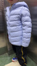 巴拉巴拉童裝兒童羽絨服冬裝男童女童寶寶短款輕薄外套親子裝時(shí)尚 天空藍81125 130 曬單實(shí)拍圖