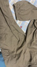 森馬（Semir）休閑褲男冬季磨毛大口袋工裝褲戶(hù)外運動(dòng)寬松束腳褲松緊腰長(cháng)褲 駝色50100 XL 曬單實(shí)拍圖