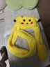 寶格妍兒童帽子圍巾一體秋冬可愛(ài)兔子耳朵會(huì )動(dòng)三件套男女童寶寶加厚 黃色皮卡丘 （耳朵會(huì )動(dòng)） 一件裝（適合2-6歲左右） 曬單實(shí)拍圖