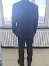 羅蒙西服男士商務(wù)彈力工裝休閑單西外套夾克正裝職業(yè)裝上衣小西裝結婚 曬單實(shí)拍圖
