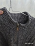 京東京造【粗紡針織衫】毛衣男羊毛衫男冬季毛衫 花灰 半拉鏈-全羊毛 2XL 曬單實(shí)拍圖