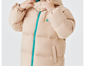 雪中飛童裝兒童羽絨服男童冬季新款女童中大童裝面包羽絨服 米卡其 150 曬單實(shí)拍圖