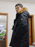 探路者（TOREAD）羽絨服男式鵝絨派克服戶(hù)外防潑水保暖中長(cháng)款工裝外套25年秋冬新款 黑色-TADDBN91868 3XL 曬單實(shí)拍圖
