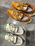 Saucony索康尼新款JAZZRENEW  V2休閑復古舒適跑步鞋 桔白-日暮曠野 40.5 曬單實(shí)拍圖