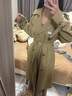 麓格立風(fēng)衣外套女卡其色裝春秋款女士2025新款高個(gè)子韓版秋季大衣中長(cháng)款 高質(zhì)量卡其色風(fēng)衣 M 曬單實(shí)拍圖