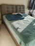 芝華仕（CHEERS）電動(dòng)儲物皮床現代簡(jiǎn)約主臥大床雙人軟包床芝華士月亮島C632灰1.8m 曬單實(shí)拍圖