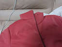 VEROMODA羽絨服女2025冬季新款光澤感90白鴨絨短款面包服拜年紅色 澳木紅 M 曬單實(shí)拍圖