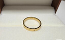 周大生【新年禮物】黃金戒指足金5G極光金時(shí)尚訂婚指環(huán)素圈送女友 14號-2.23g 曬單實(shí)拍圖