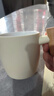 奶油風(fēng)陶瓷泡茶杯茶水分離杯子個(gè)人專(zhuān)用簡(jiǎn)約帶蓋過(guò)濾辦公水杯定制 圓趣泡茶杯·木柄款(米黃釉) 曬單實(shí)拍圖