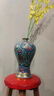 宋禮庭琺瑯彩花瓶仿景泰藍景德鎮陶瓷器手工插花大號新中式家居酒柜裝飾 梅瓶 曬單實(shí)拍圖