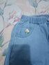 茵曼女童牛仔褲彩色小花章仔刺繡春季兒童中大童寬松休閑長(cháng)褲 牛仔藍 150 曬單實(shí)拍圖