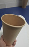 百思邦（BSBN）一次性杯子加厚牛皮紙杯咖啡辦公室水杯口杯淋膜防水防漏家用商務(wù) 500ml非獨立包裝 50個(gè) 曬單實(shí)拍圖