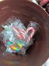 劉一點(diǎn)圣誕節糖果拐杖糖創(chuàng  )意彩虹拐棍糖兒童卡通棒棒糖小禮物 拐杖糖混合味218g1袋【約40顆】 曬單實(shí)拍圖