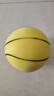 靜音籃球號5號3號專(zhuān)業(yè)室內防滑不掉渣訓練運動(dòng)兒童專(zhuān)用排球小皮球 3號【黃色】靜音球18CM 曬單實(shí)拍圖