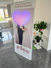結婚迎賓海報婚禮婚紗照片易拉寶展示架訂婚迎賓牌定制設計打印 80x180門(mén)型展架+海報 曬單實(shí)拍圖