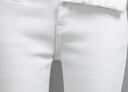 牧獅德白色加絨牛仔褲女百搭秋冬高腰彈力小腳褲顯瘦收腹排扣鉛筆長(cháng)褲子 白色加絨 長(cháng)褲 27 曬單實(shí)拍圖