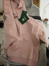 ICH MODE美式連帽V領(lǐng)衛衣女2026新春款百搭寬松慵懶chic外套上衣 淡粉色 S 曬單實(shí)拍圖