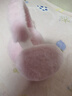 毛絨耳罩冬女時(shí)尚冬季保暖耳包護耳朵耳捂子可折疊學(xué)生防凍耳套 皮粉色【親膚不扎】可折疊 曬單實(shí)拍圖