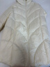 江南布衣（JNBY）【泡芙羽絨】商場(chǎng)同款25冬新品羽絨服簡(jiǎn)約長(cháng)款直筒連帽5PAC10450 123/乳白色 S 曬單實(shí)拍圖