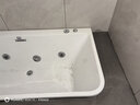 LAISSION 【德國】 嵌入式家用浴缸小戶型沖浪按摩恒溫亞克力鑲嵌式泡泡浴 沖浪按摩+圓形電腦版恒溫 1.47m 曬單實(shí)拍圖