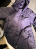 緹米媗媽媽秋冬羽絨棉服大碼輕薄小棉襖新款中老年女裝短款時(shí)尚百搭棉衣 香芋紫（輕薄棉服）現貨直發(fā)801 2XL 建議穿120-130斤 曬單實(shí)拍圖
