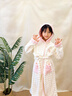 英氏（YEEHOO）毛巾絨保溫兒童家居服簡(jiǎn)約純色兒童睡袍親膚柔軟男女童兒童睡衣 曬單實(shí)拍圖