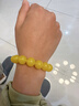 可辰黃玉髓手串男女雞油黃瑪瑙玉石水晶手鏈本命年補土轉運珠生日禮物 曬單實(shí)拍圖