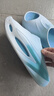 維動(dòng)（VEIDOORN）精靈拖超臨界發(fā)泡運動(dòng)拖鞋男女夏季外穿涼拖厚底籃球拖鞋防滑潮 2.0噴繪【藍】 42-43 曬單實(shí)拍圖