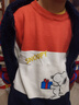 史努比（SNOOPY）童裝男童毛衣兒童圓領(lǐng)毛衫針織毛線(xiàn)衣服春季休閑打底衫 紅色 曬單實(shí)拍圖