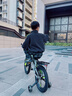 飛鴿兒童自行車(chē)男女寶寶腳踏車(chē)3-8-12歲兒童山地車(chē)14-18-22寸小孩單車(chē) 探險綠 一體輪 避震前叉 后座版+閃光輔助輪+側支撐 16寸【適合身高105-135厘米】 曬單實(shí)拍圖