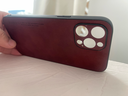 mlnew 蘋(píng)果iPhone12ProMax鏡頭全包手機殼蘋(píng)果12ProMax保護殼小羊皮手機套A2412防摔保護套防滑5G 【酒紅色】配全屏高清鋼化膜 曬單實(shí)拍圖