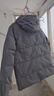 361°連帽羽絨服男裝2026年冬季新款361度短款加厚保暖鴨絨休閑外套男 鐵灰 L 曬單實(shí)拍圖