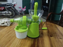 花沐禧手動(dòng)榨汁機多功能家用小型檸檬果榨汁機塑料手動(dòng)壓汁機橙汁榨汁器 手壓榨汁機【綠色】 曬單實(shí)拍圖