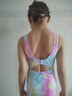 速安視SWANS兒童泳衣女孩訓練游泳衣三角女童專(zhuān)業(yè)連體泳裝233  120 曬單實(shí)拍圖