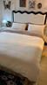 浪莎雕花床上四件套冬季牛奶絨防靜電雙面絨親膚裸睡高級輕奢2025新款 羅馬假日-卡其 【加厚保暖 抗靜電 不掉毛】 1.5-1.8m四件套 床單款 被套200*230cm 曬單實(shí)拍圖