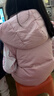 鉛筆俱樂(lè )部童裝2025秋冬新款女童羽絨背心中大童馬夾兒童保暖外套 粉紅 140cm  曬單實(shí)拍圖