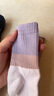 棉奇熊襪子兒童女春秋薄款棉質(zhì)長(cháng)筒棉襪女童純色長(cháng)襪中筒青少年秋款3-5 曬單實(shí)拍圖