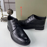 夢(mèng)特嬌男鞋2025春季新款加絨商務(wù)高幫休閑皮鞋男英倫風(fēng)潮流百搭保暖棉鞋 黑色【加絨保暖】 41 曬單實(shí)拍圖