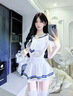 米囹情趣jk制服軟妹情趣內衣清純jk情趣衣服性感超短裙水手服純欲睡衣 白藍學(xué)生裝+白藍學(xué)生襪【建議80-130斤】 均碼 曬單實(shí)拍圖