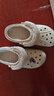卡駱馳（CROCS）秋冬新品休閑鞋秋冬洞洞鞋貝雅暖絨暖棉|206633 冬日白-11S (建議買(mǎi)大一碼) 43 (270mm) 曬單實(shí)拍圖