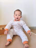 寶寶套裝新生兒衣服嬰兒分體衣40克薄棉秋冬保暖睡衣外出服棉服 小櫻桃 90 【建議24斤內】 曬單實(shí)拍圖