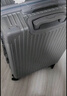 袋鼠（KANGAROO）行李箱男大容量32女學(xué)生高顏值旅行箱輕音萬(wàn)向輪拉桿箱結實(shí)皮箱 太空銀【嚴選防刮款】 26英寸 【中長(cháng)途游-8-12天出行】 曬單實(shí)拍圖